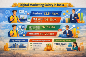 Digital Marketing Salary in India - in 2026 for Beginners to Expert