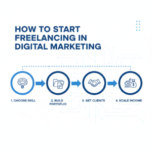 Step-by-Step, How to Start Freelancing in Digital Marketing in 2026